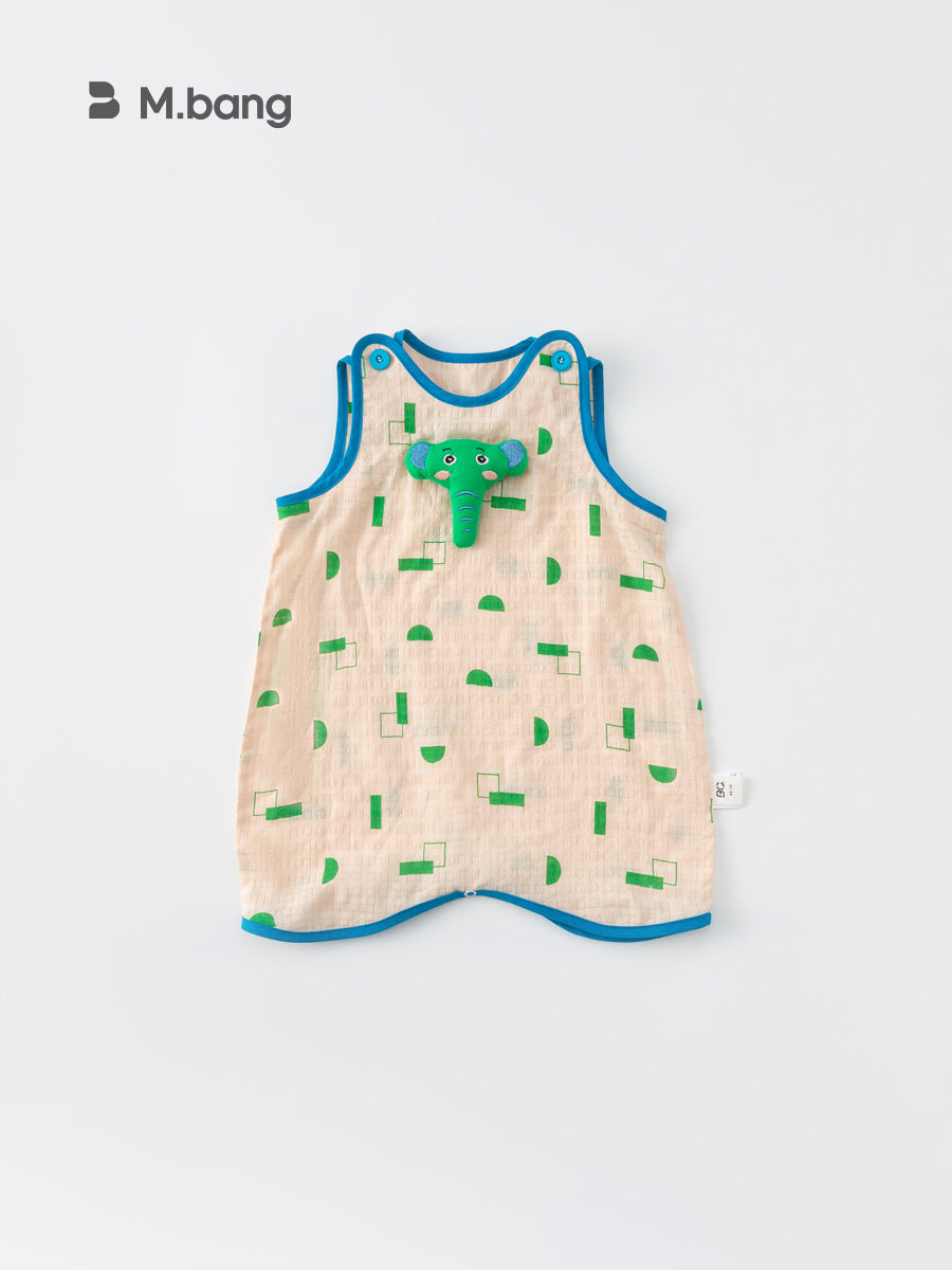 Children's Clothing Summer Clothes Thin Romper Sleeveless Jumpsuit, Climbing Suit