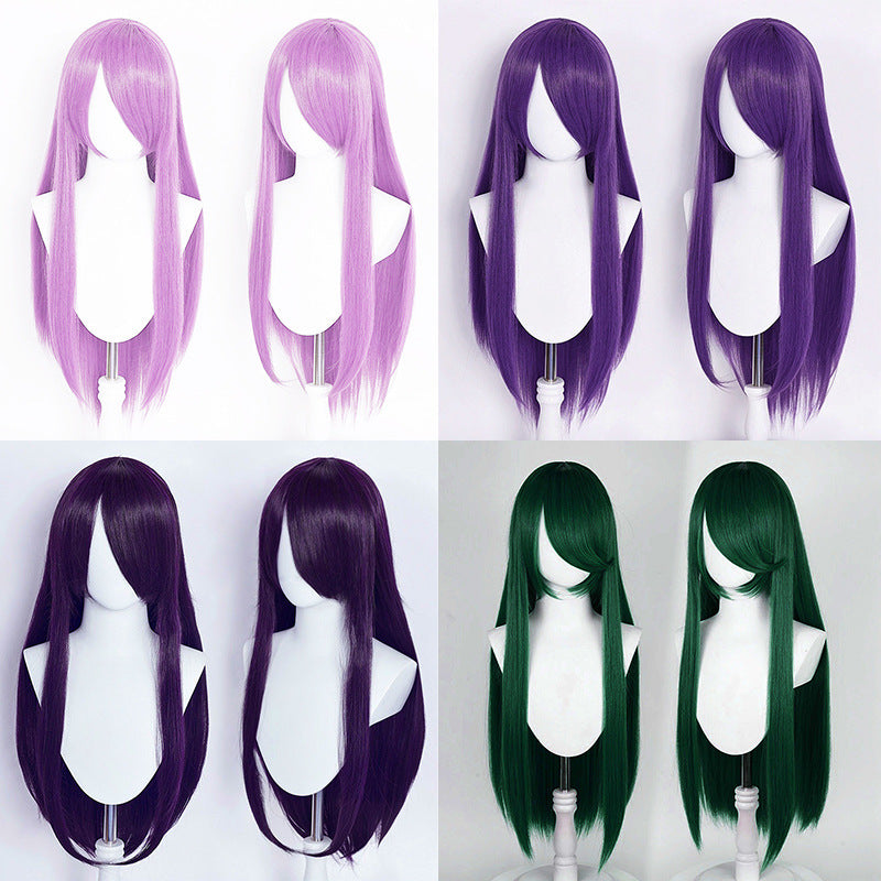 Universal Straight Hair Long Bangs Colorful Cos Wig