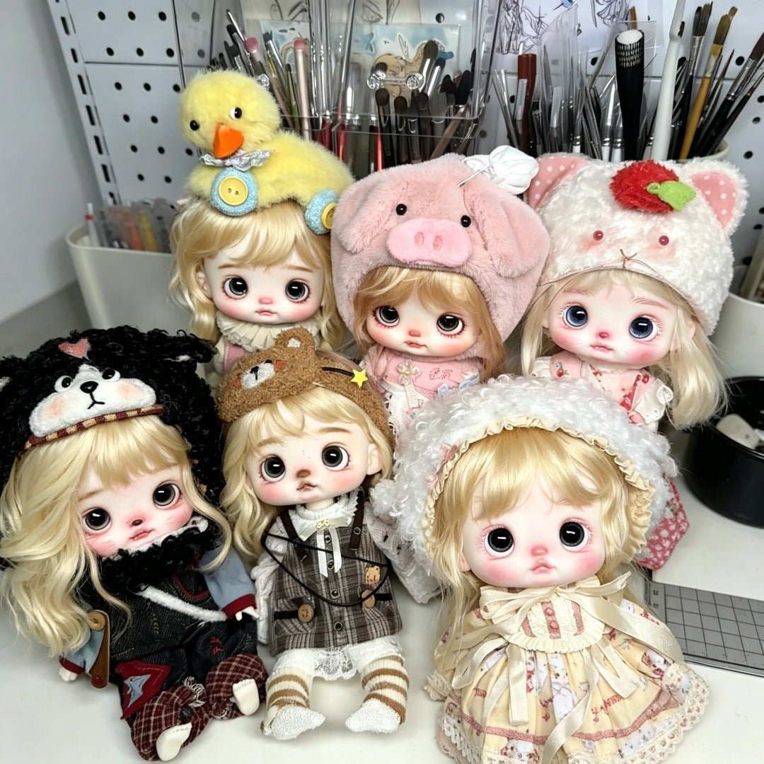 Doll Fiber Can Be Trimmed Fake Hair Without Cos Wig