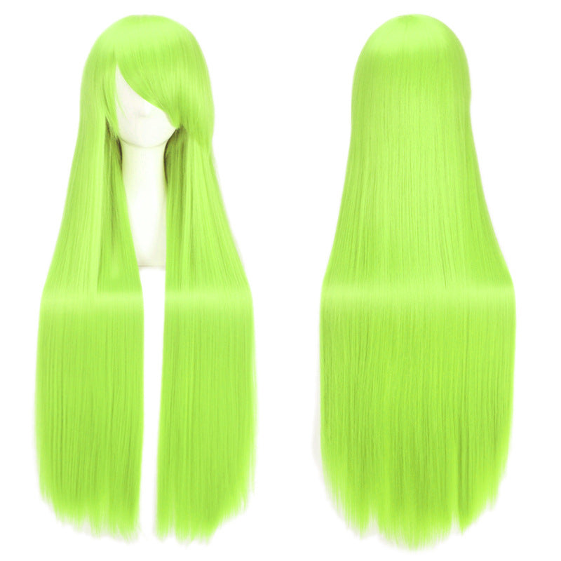 Classic Universal Color Hair Anime Fiber Long Straight Wig