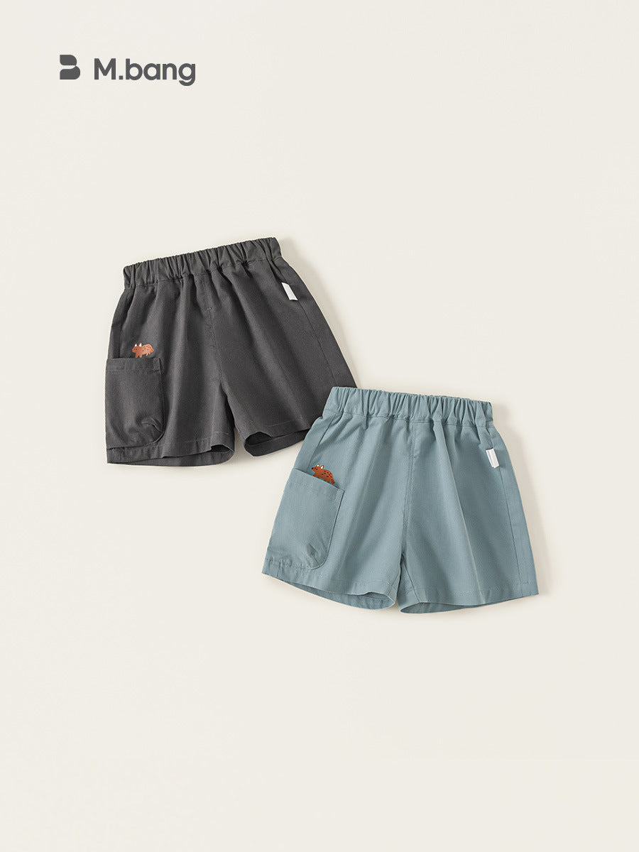 Children's Clothing Cartoon Printed Shorts Summer Thin Solid Color Children's Pants