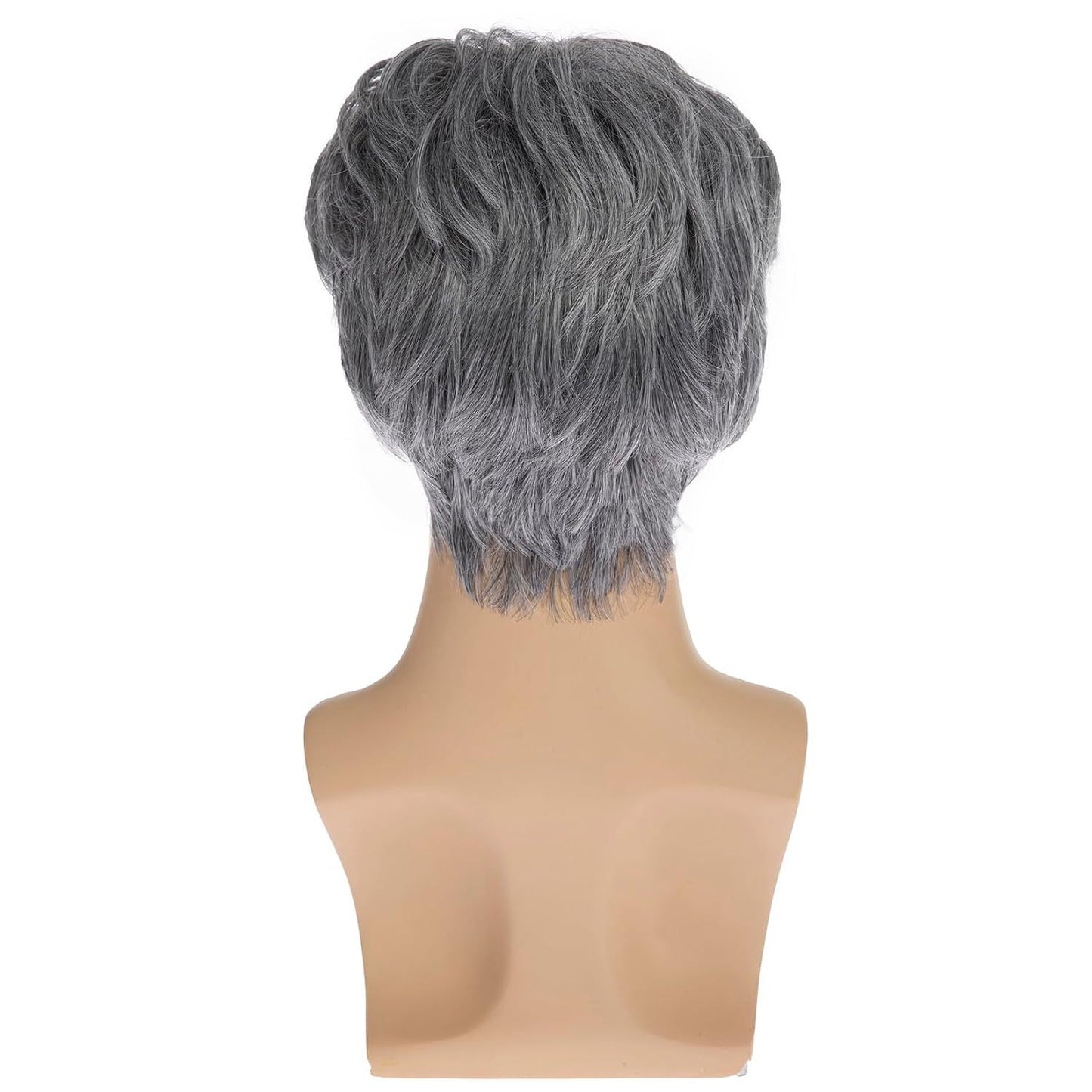 Short Head Cover Fashion Fluffy Natural Men's Wig