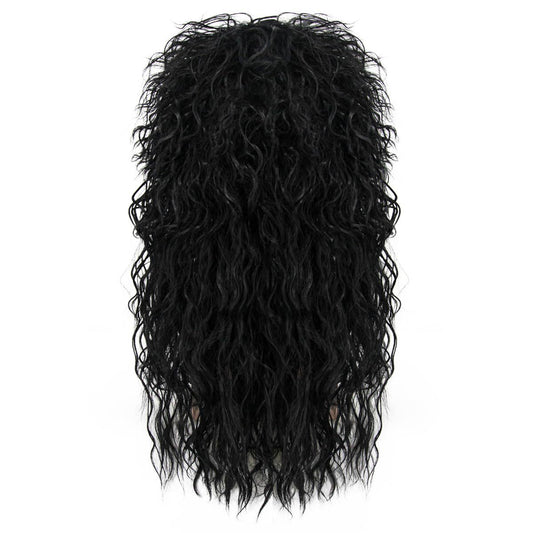 Women's & Men's Sun Protection Rocker Punk Rock Hip Wig Long Curls