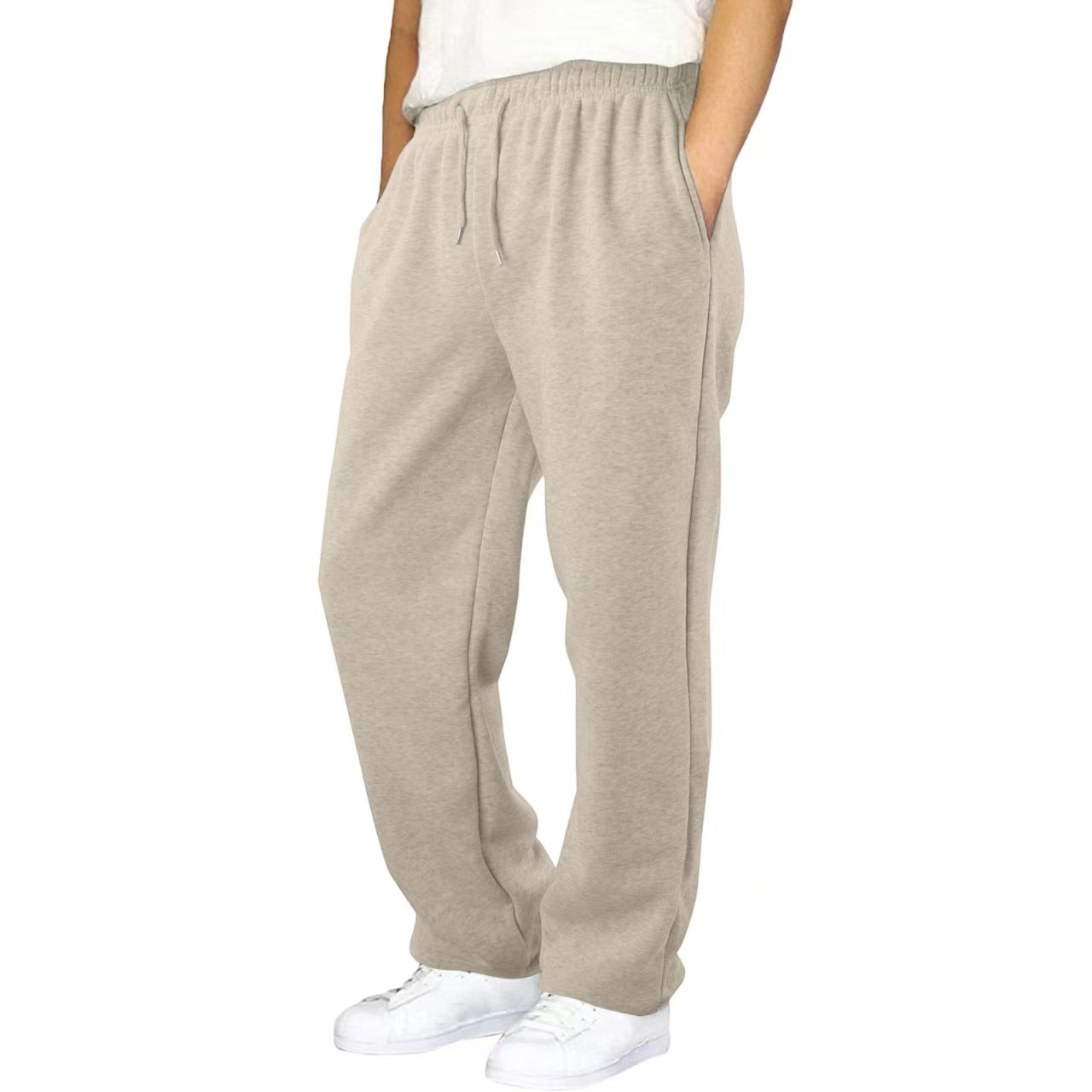 Children's Medium Big Elastic Waistband Drawstring Loose Wide Children's Pants