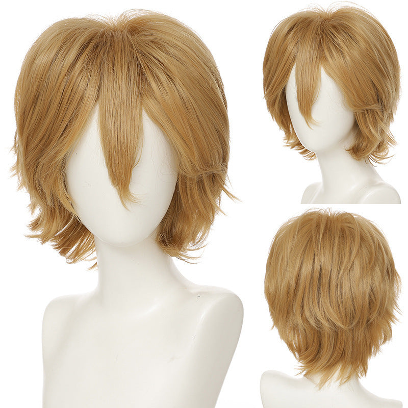 Short Hair Closing Face Top Optional Mao Style Cos Wig