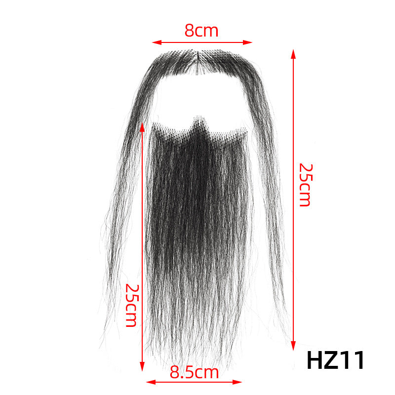 Fake Beard Invisible Seamless Human Hair Eyebrows Film Television Props Other Wig