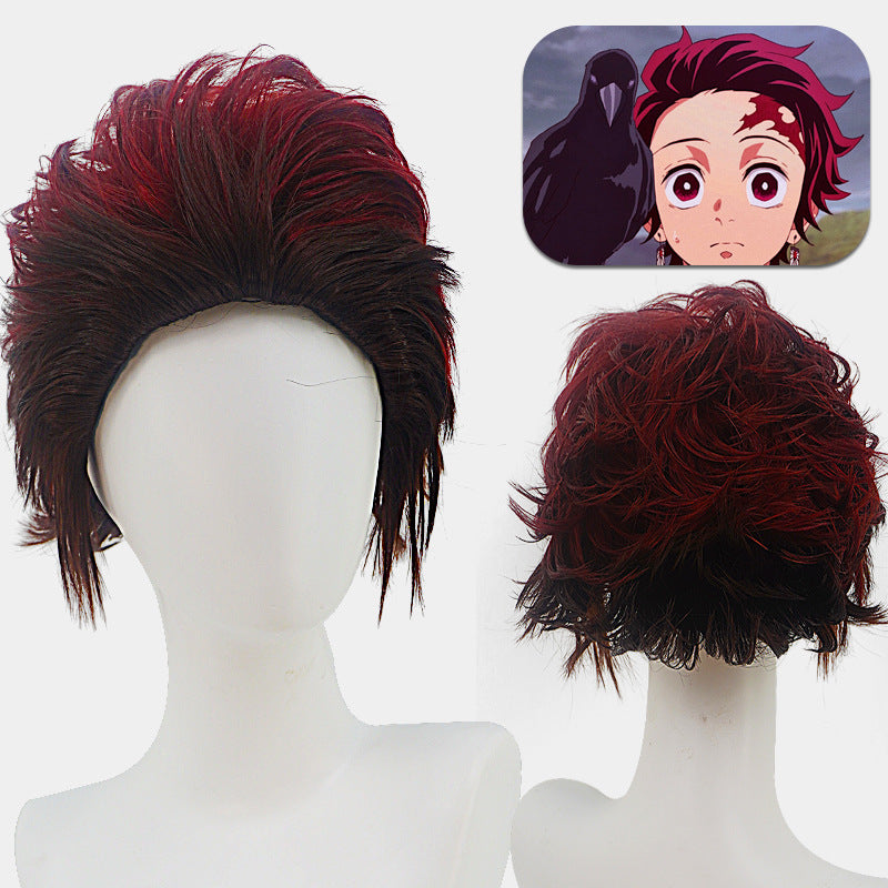 Anime No Stove Door Head Cover Cos Wig