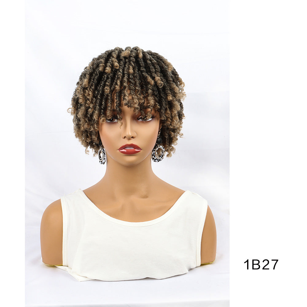 Chemical Fiber Empty Heart Braid Hairpiece Natural Other Wig