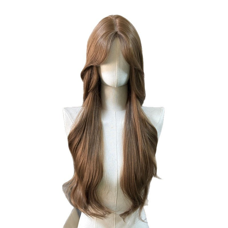 Small Lace Curly Hair Medium Natural Long Straight Wig