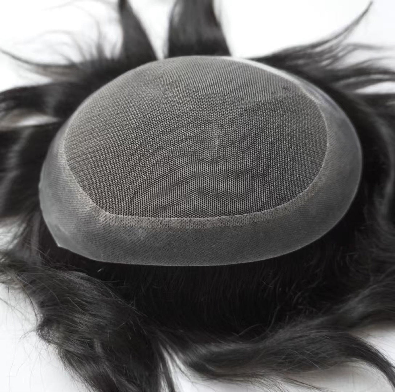 Men's Australian Style Inch Domestic Net Lace Real Hair Wig