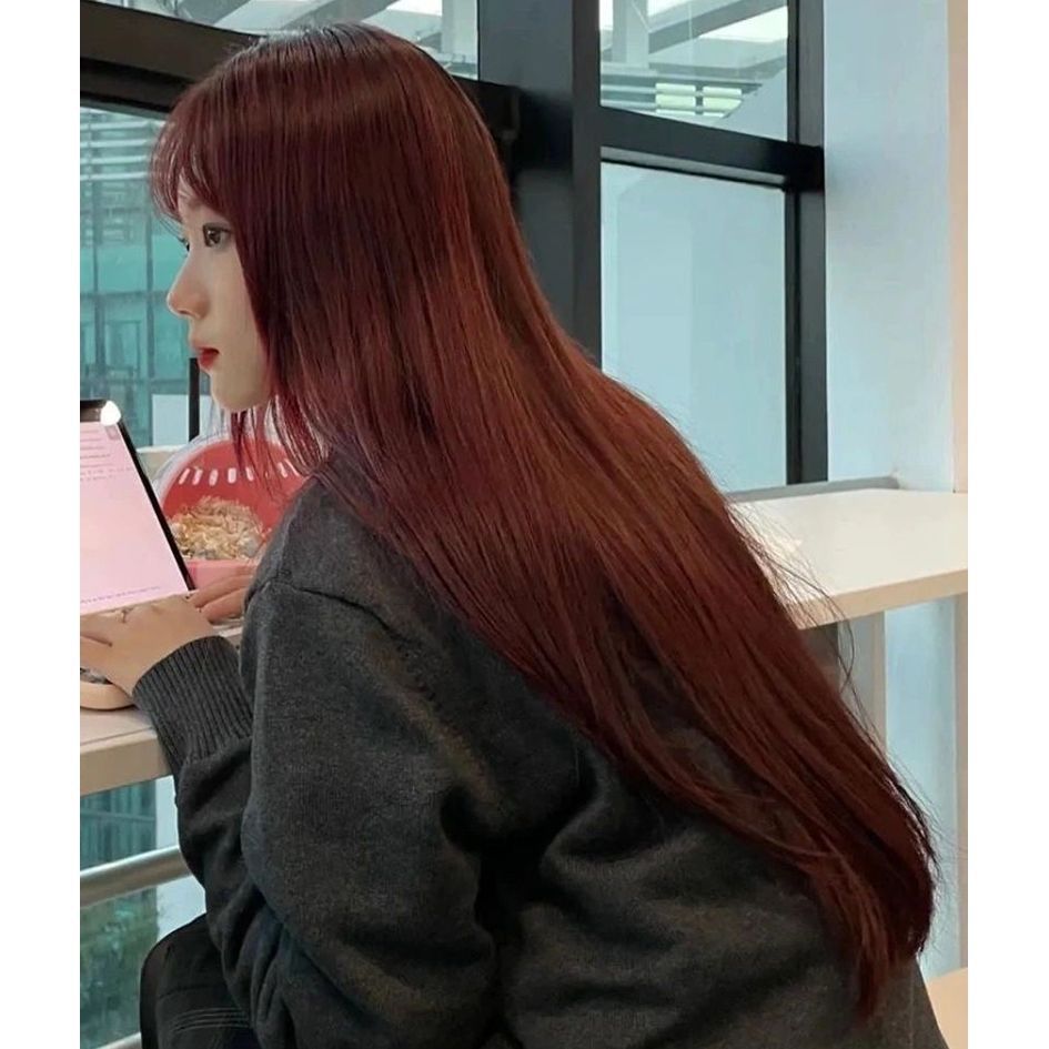 Top Female Hair Bangs Natural Summer Ladies Head Long Straight Wig