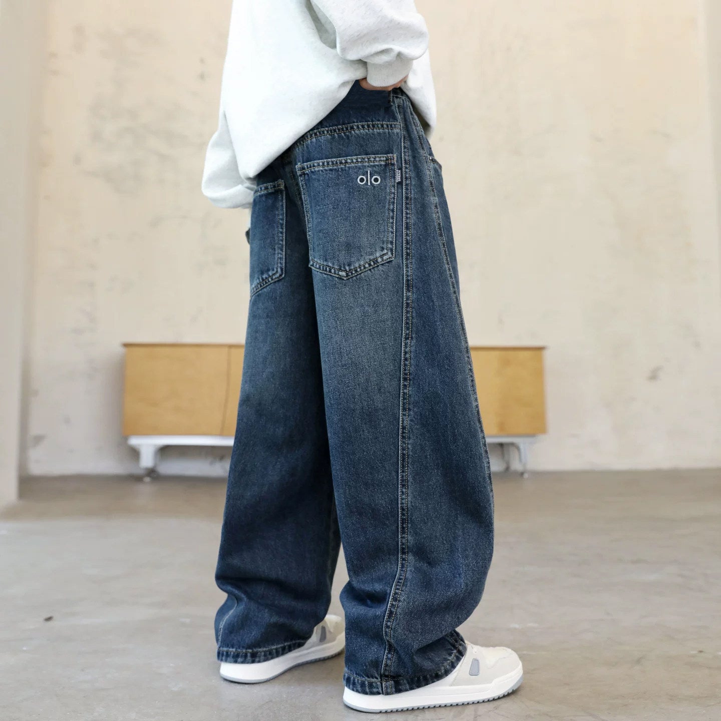 Children's Handsome Trousers Middle Big Loose Western Children's Pants