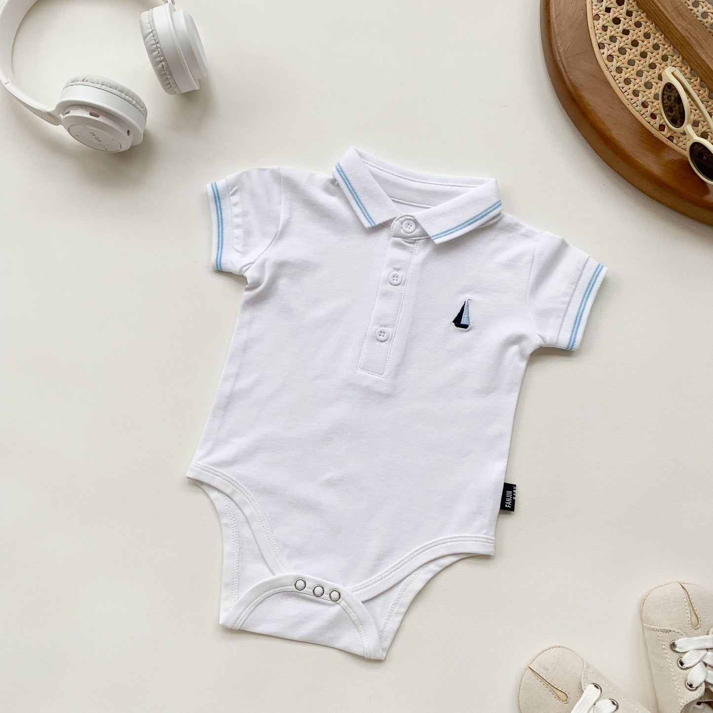 Triangle Rompers Born Jumpsuit Summer Fashionable Thin Cotton Jumpsuit, Climbing Suit
