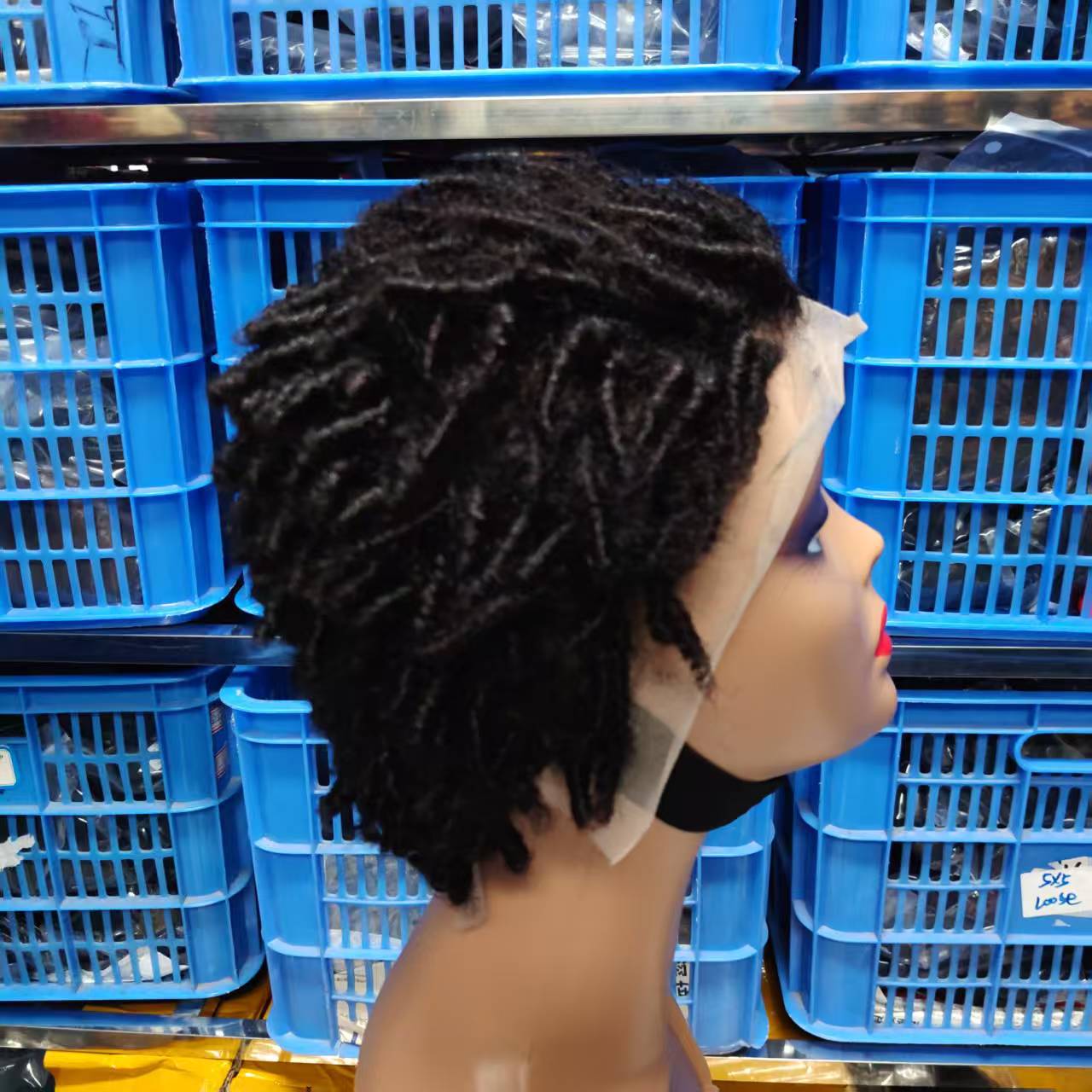 Casual Wigs Afro Kinky African Human Wig Short Curly Hair