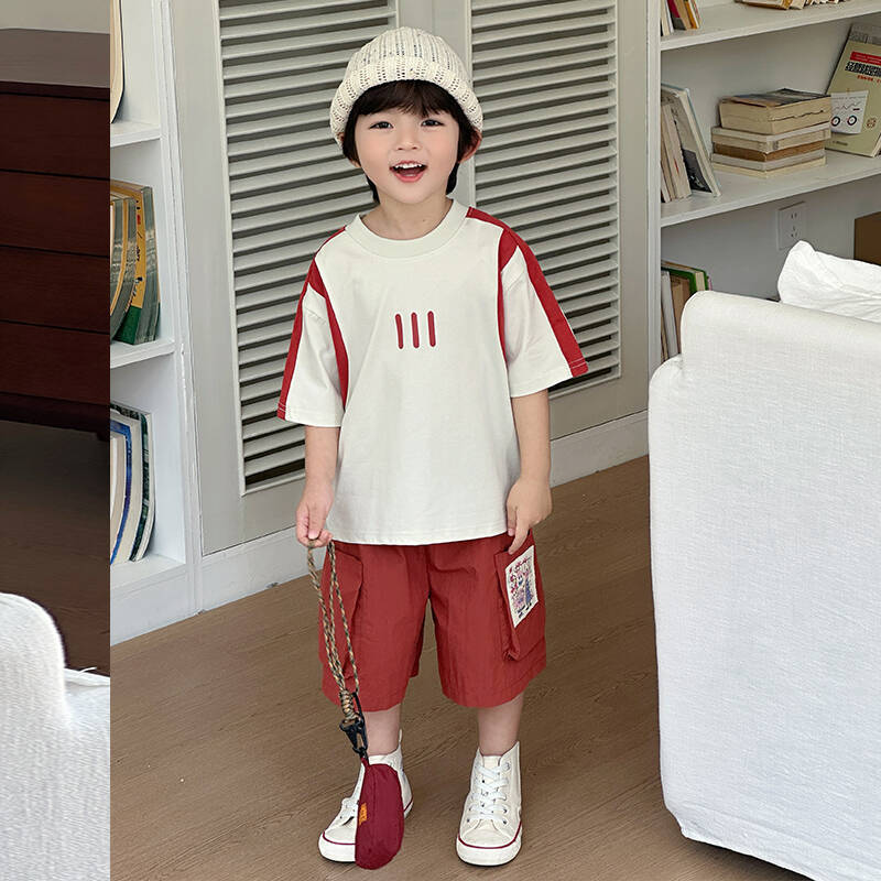 Children's Short-sleeved Summer Clothing Shirt Thin Type Half Sleeve Cool Children's T-shirt