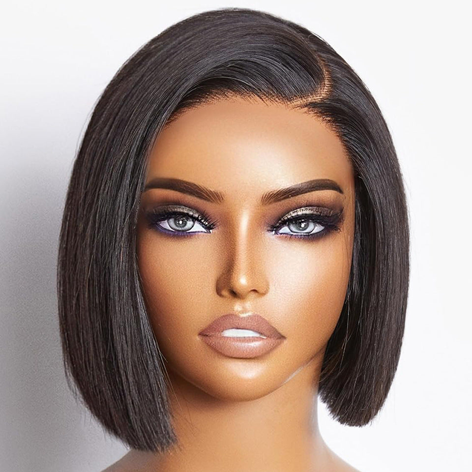 Comfortable Creative Beautiful Bone Straight Human Real Hair Wig