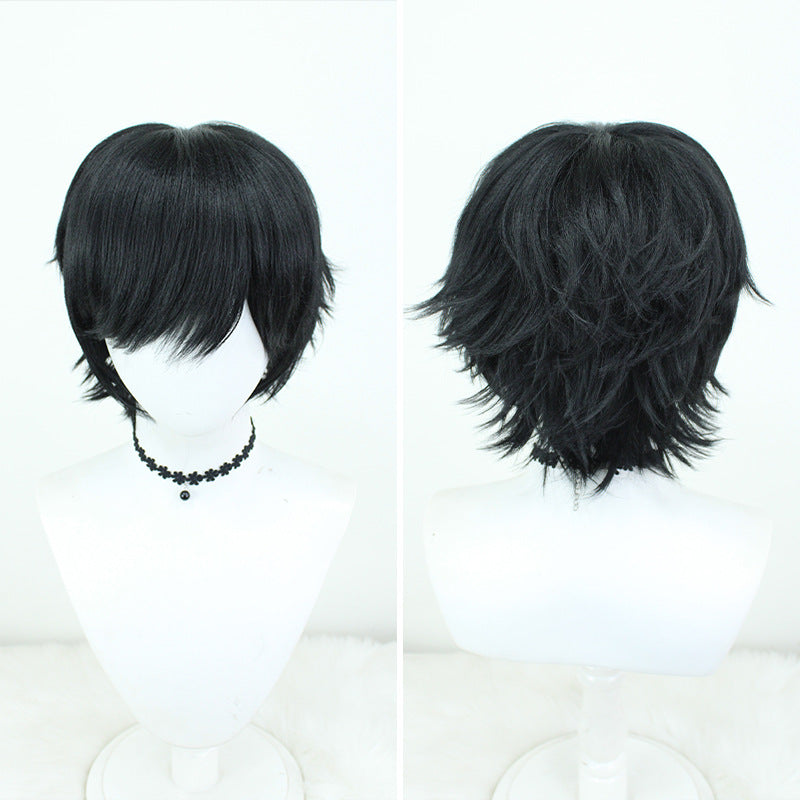 Face Puffy Silk Corn Stigma Hot Cos Wig