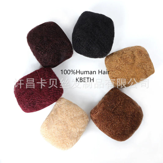Casual Graceful Durable Human Dreadlocks Veet Real Hair Wig