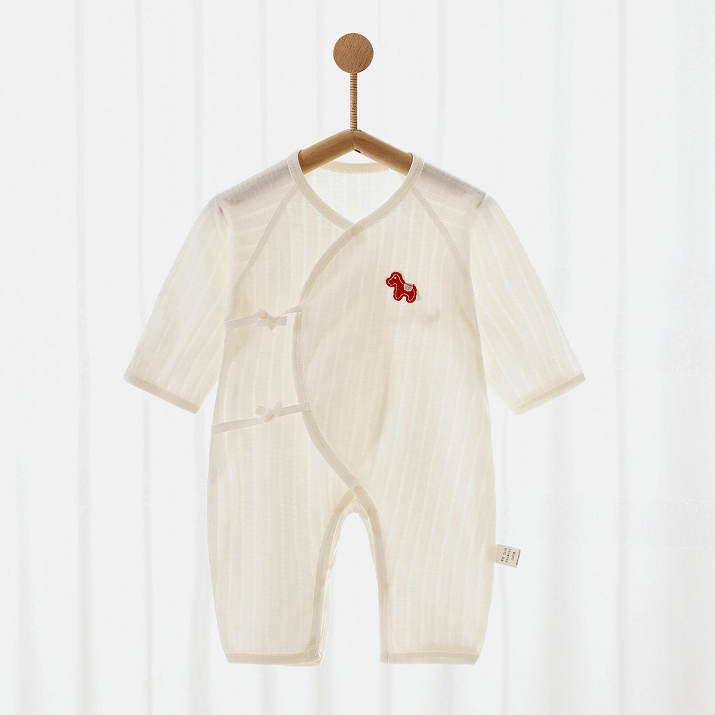 Summer Cotton Long-sleeved Jumpsuit Bellyband Boneless Butterfly Romper Long Jumpsuit, Climbing Suit