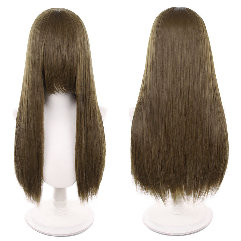 Popular Universal Long Straight Weight Scalp Cos Wig