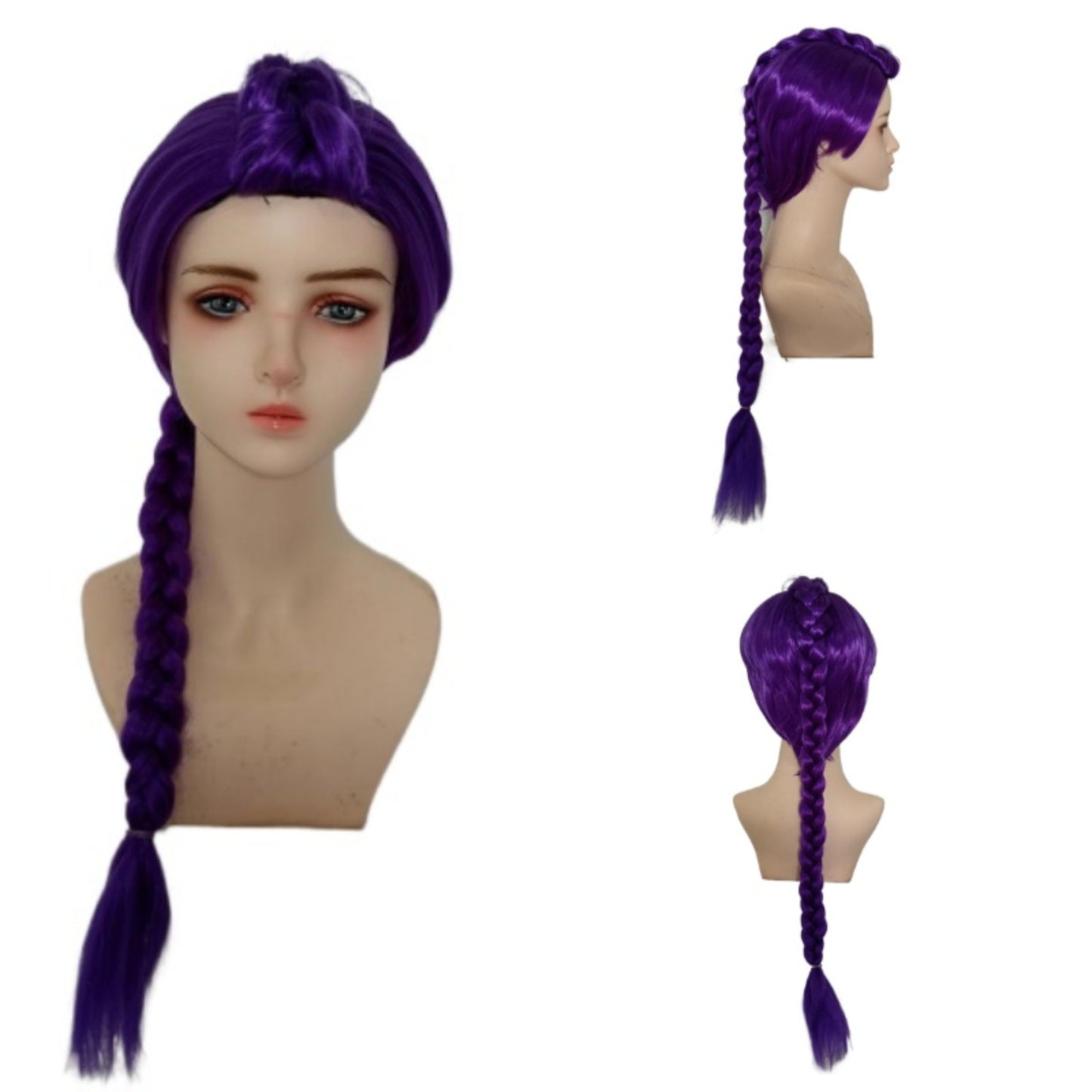 Witch Hunting Group Mira Rose Red Long Straight Cos Wig