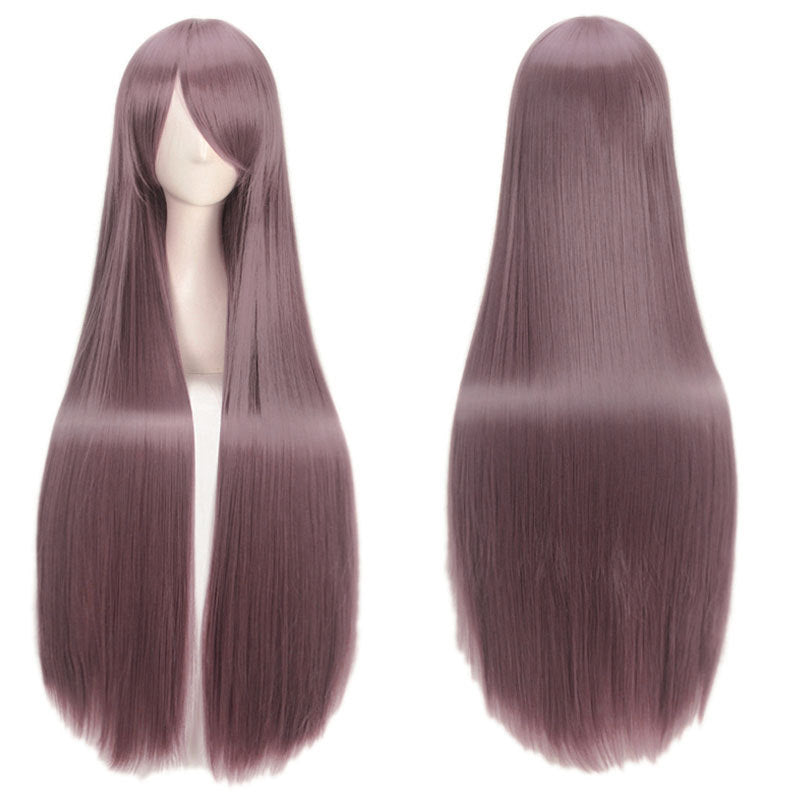 Classic Universal Color Hair Anime Fiber Long Straight Wig