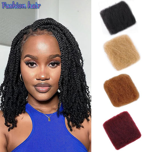 Casual Human Reggae Dreadlocks Puffy Bag Real Hair Wig