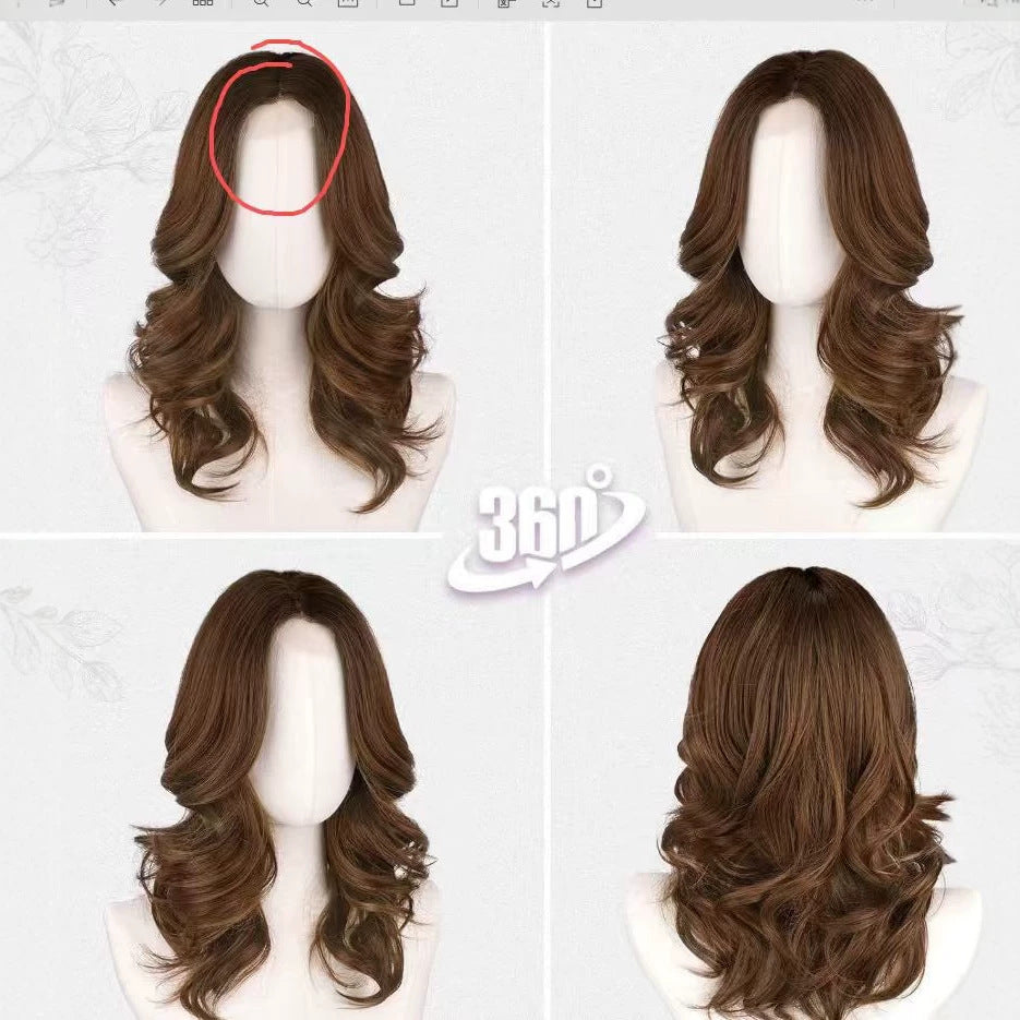 Unique Each Divided Into Fiber Batch Wig Short Curly Hair