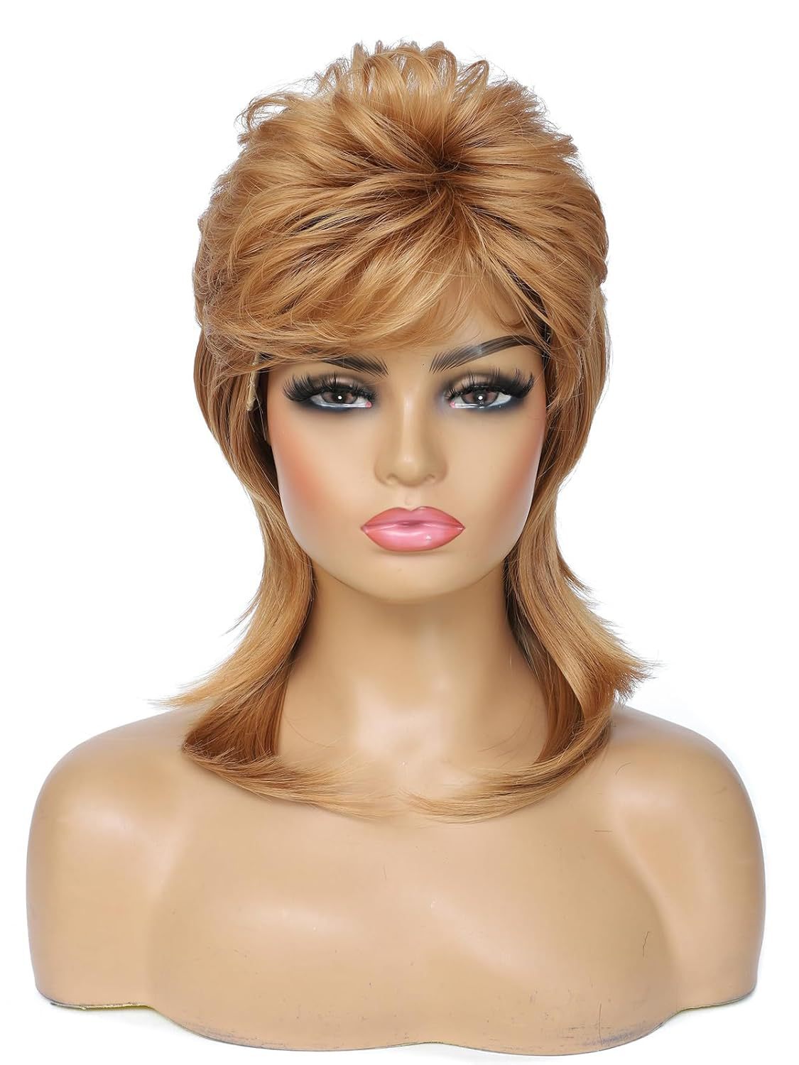 Rock Heavy Metal Shawl Curly Hair Wig Long Curls