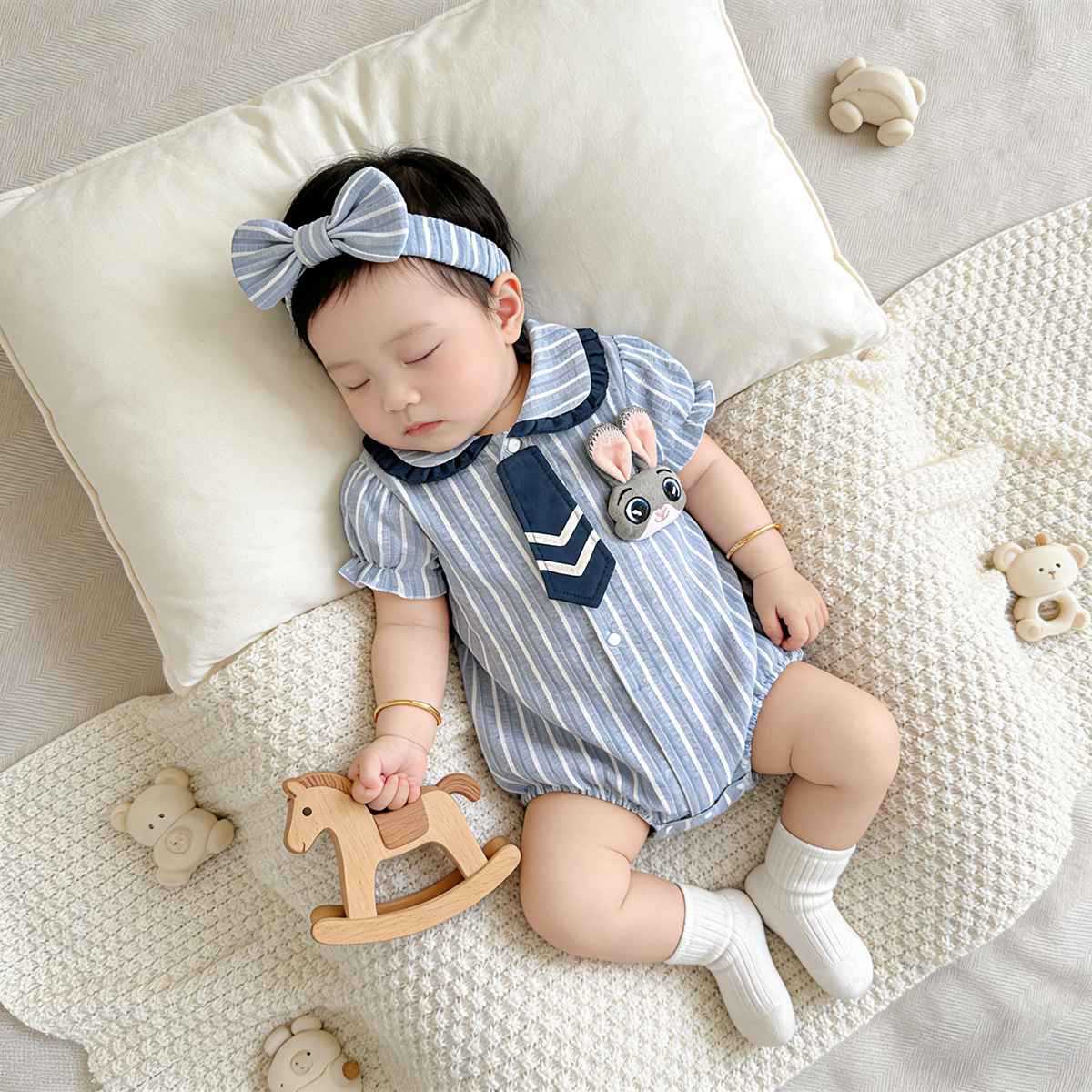 Clothes For Babies Summer Thin Jumpsuit Princess Going Out Jumpsuit, Climbing Suit