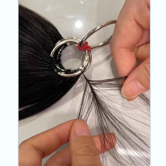 Generations Of Head Feather Hair Extension Real Seamless Female Wig