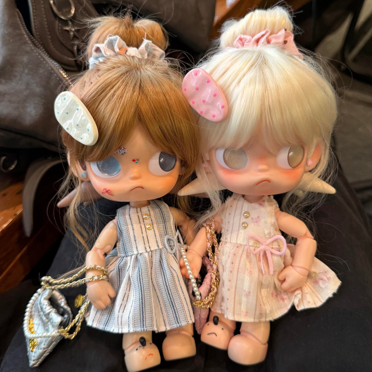 Bangs Gingerbread Man Soft Silk Volume Super Cos Wig
