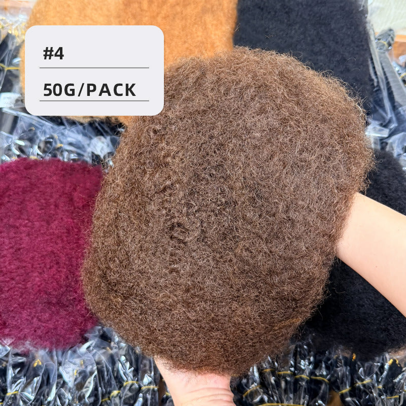 Comfortable African Human One Bag All Real Hair Wig