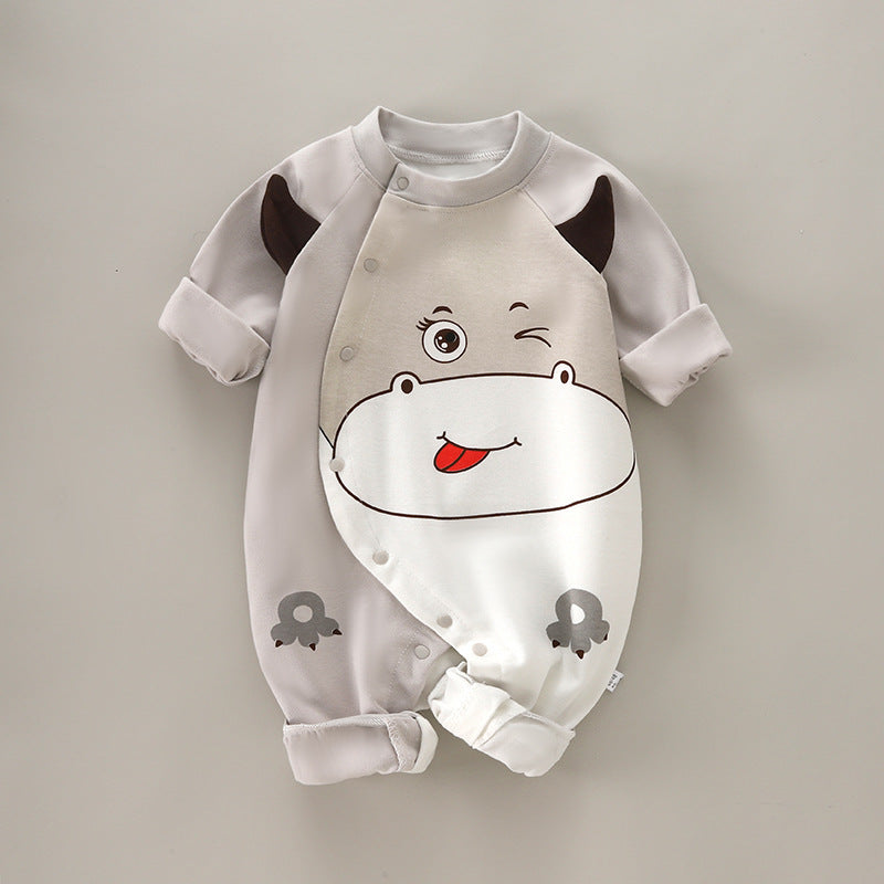 Women's & Men's For Babies Cotton Jumpsuits Born Cute Super Long Sleeve Going Jumpsuit, Climbing Suit