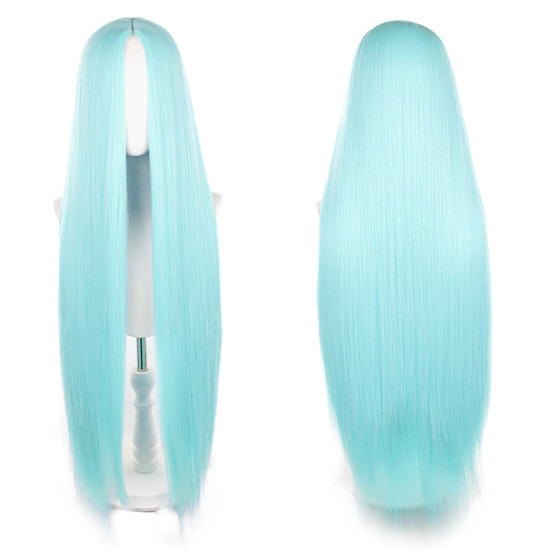 Mid-length Universal Long Straight Scalp Style Cos Wig
