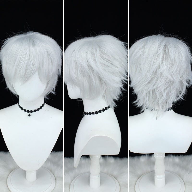 Face Puffy Silk Corn Stigma Hot Cos Wig