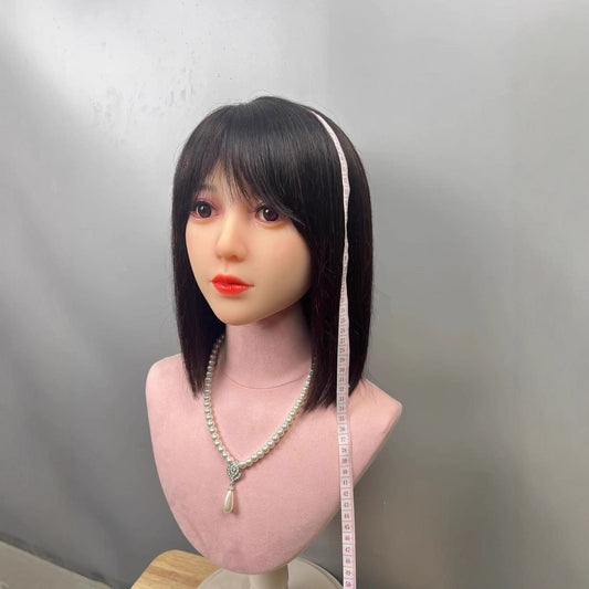 Front Top Delivery Needle Ladies Sheath Real Hair Wig