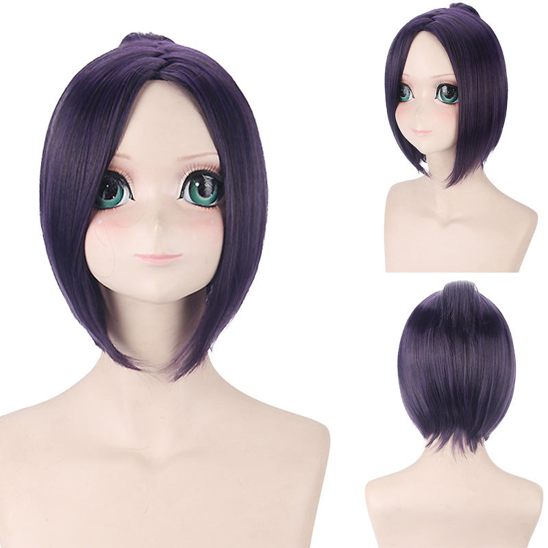 Women's Lord Tutor Purple Black Blue Anime Cos Wig