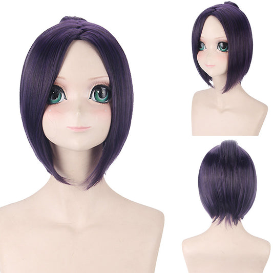 Women's Lord Tutor Purple Black Blue Anime Cos Wig