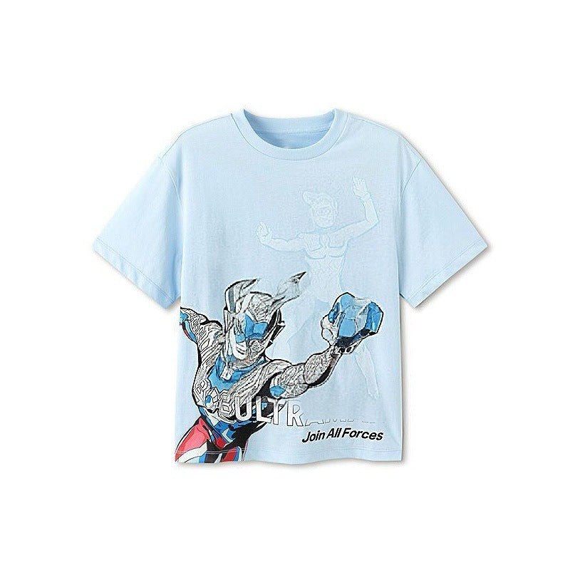 Men's Cotton Breathable Top Medium Big Outerwear Children's T-shirt