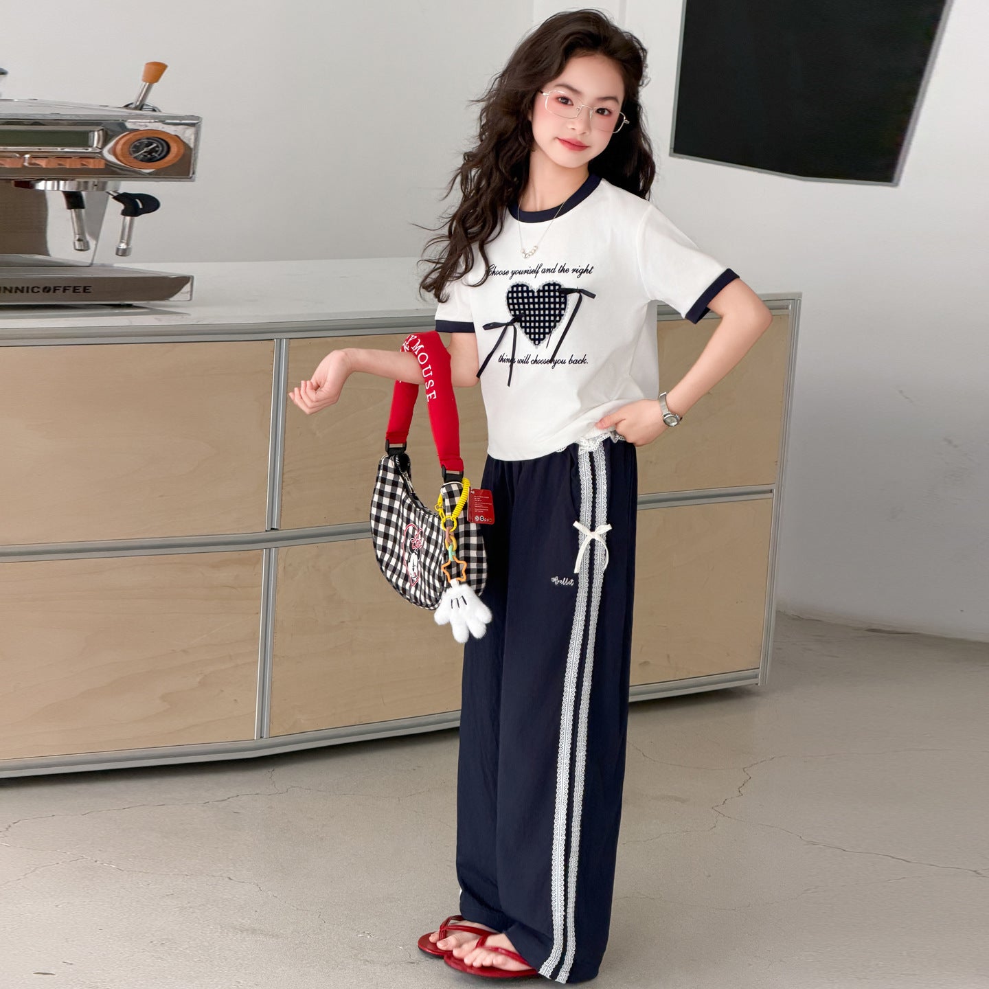 Women's & Children's Trousers Summer Western Style Fashion Casual Teens Thin Children's Pants