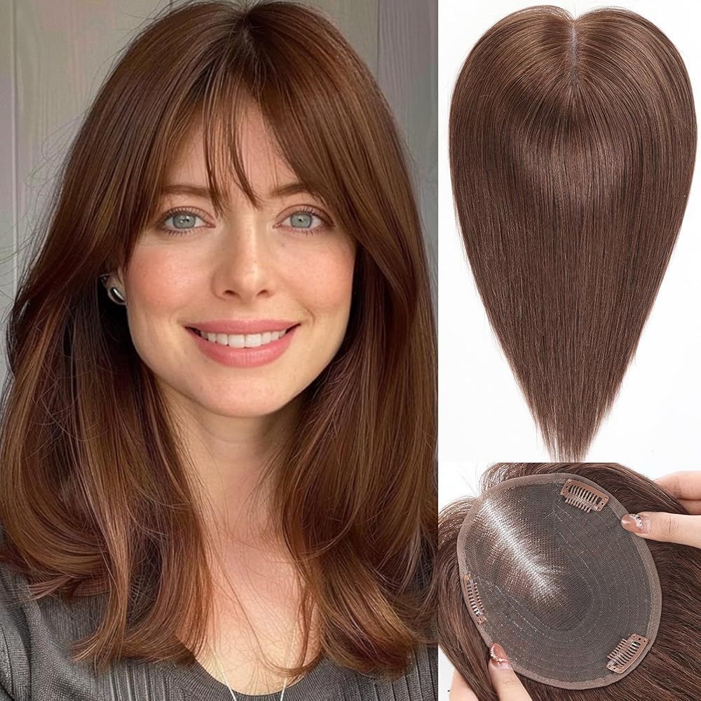 Mesh Bottom One-piece Invisible Seamless High Skull Top Wig