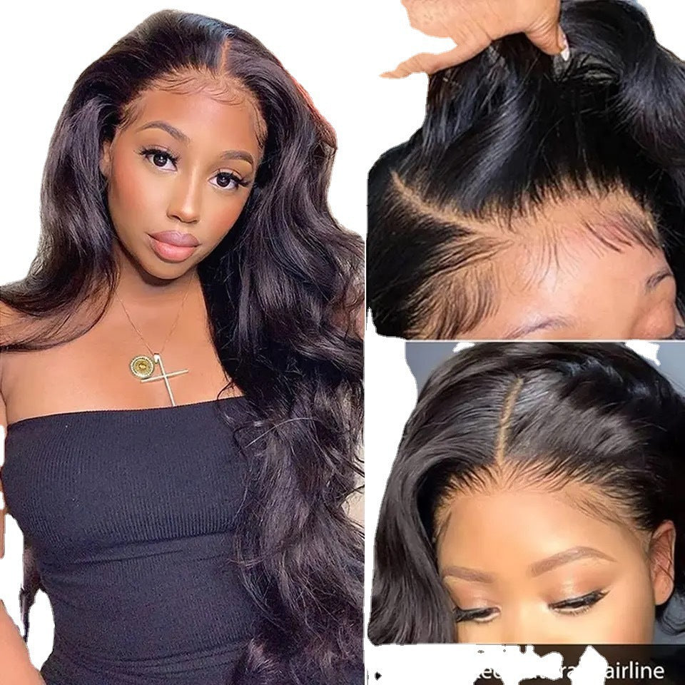 Medium Hair Curly African Natural Fluffy Wig Long Curls