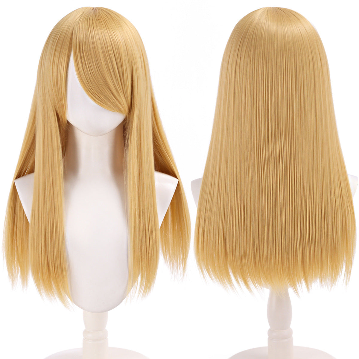 Lord Anime Fiber Rose Color Thickened Long Straight Hair Cos Wig