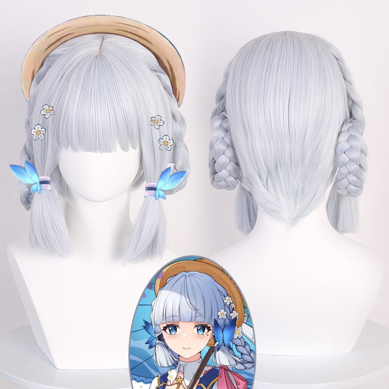 Li Skin Flower Time Letter Simulation Long Scalp Twist Cos Wig
