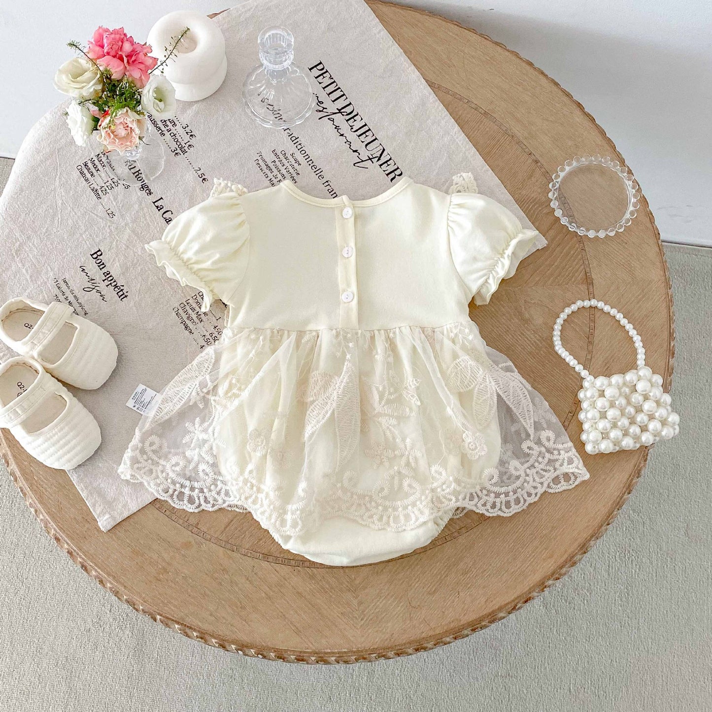 For Babies Summer Born Jumpsuit Full Moon Jumpsuit, Climbing Suit