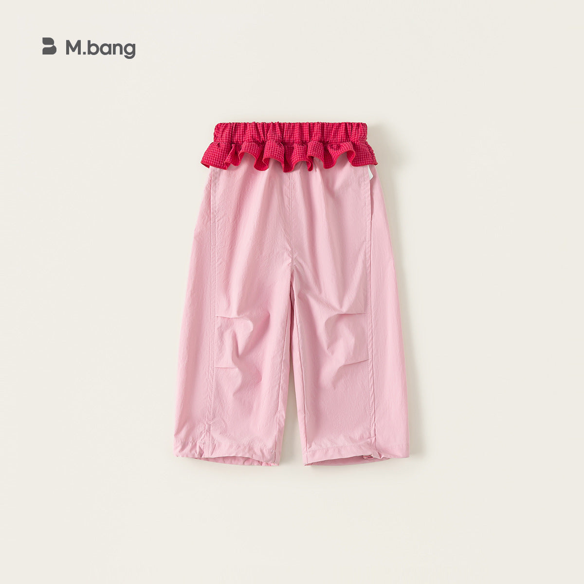 Children's Woven Clothing White T-shirt Pink Pants Two-piece Casual Wear Children's Suit