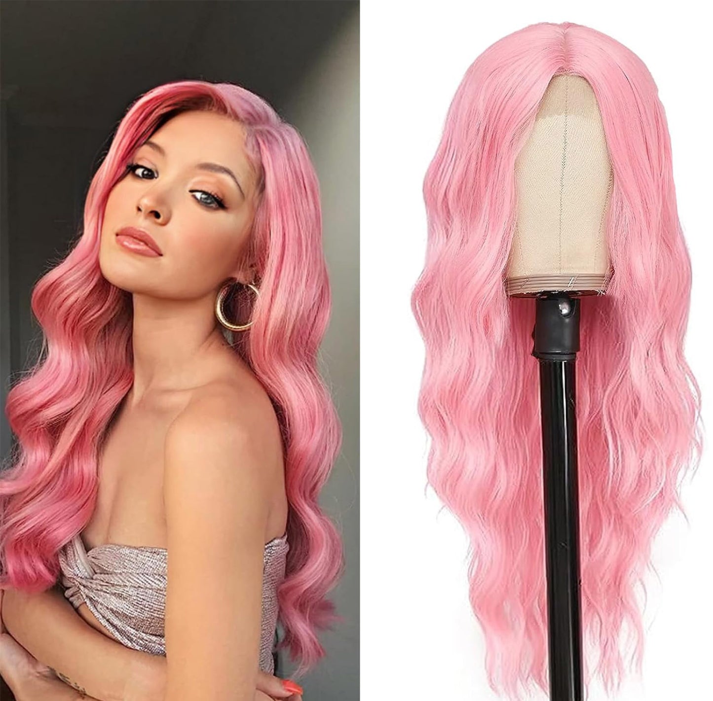 Small Lace Curly Hair Synthetic Wigs Before Wig Long Curls