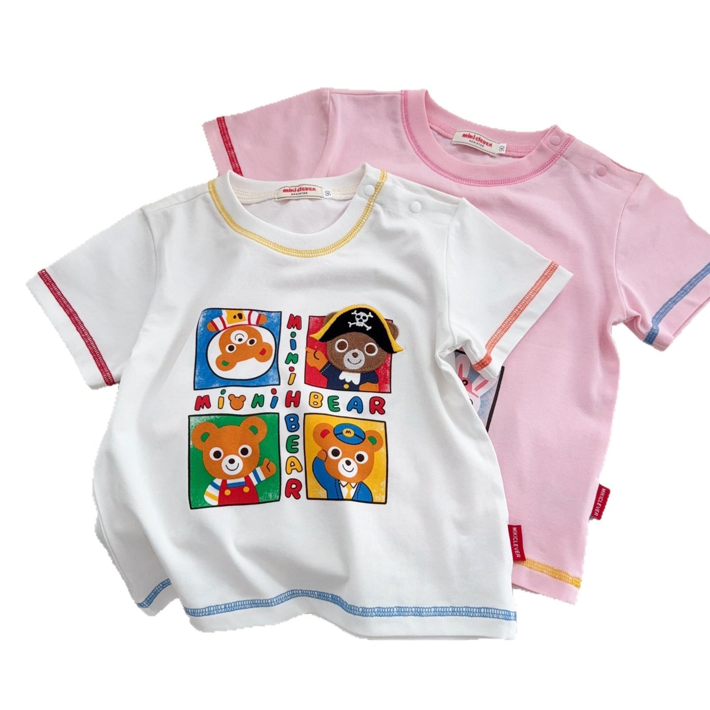 Inner Wear Boys Bear Cute Pet Short Sleeve Children's T-shirt