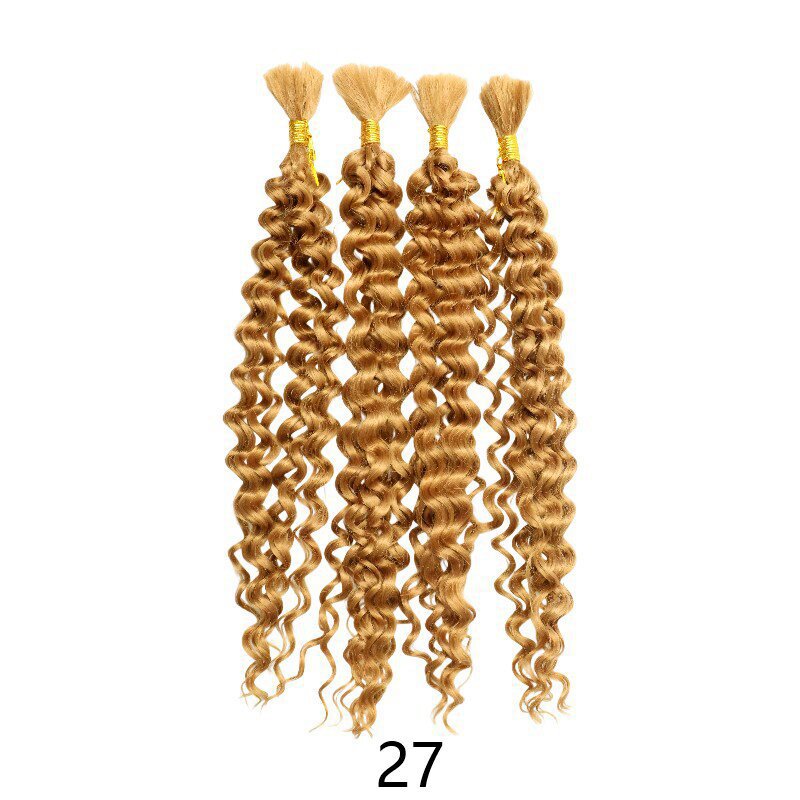 Large Volume African Chemical Fiber Crochet Wig Long Curls